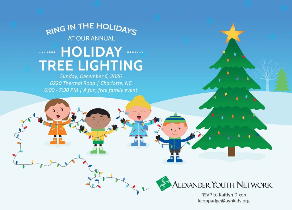 Alexander Youth Network Tree Lighting Postcard 2026